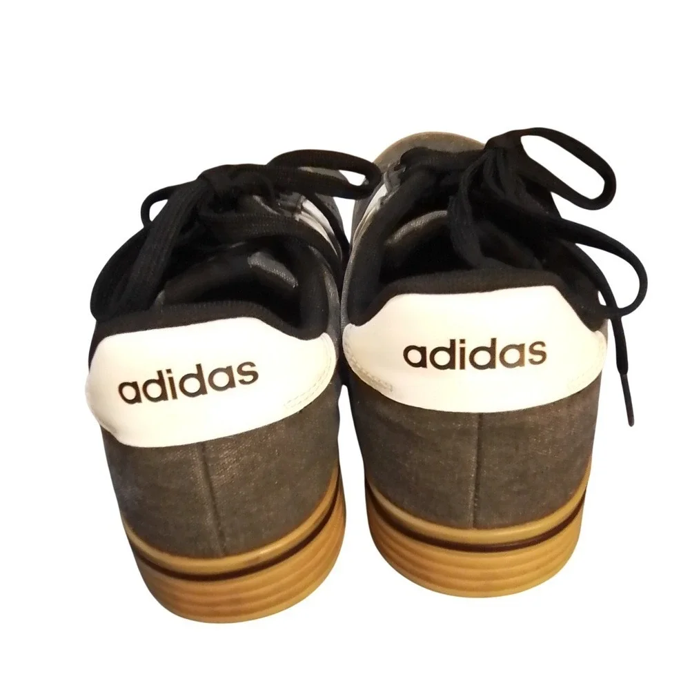 Adidas Grey‎ White Gum Sole Skate Casual Sneakers SKUM069